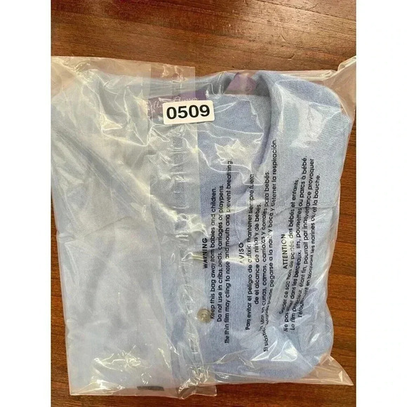 Alan Flusser Men’s Sweater Size‎ XXL Blue Merino Wool Blend Long Sleeve Collared - Picture 9 of 9